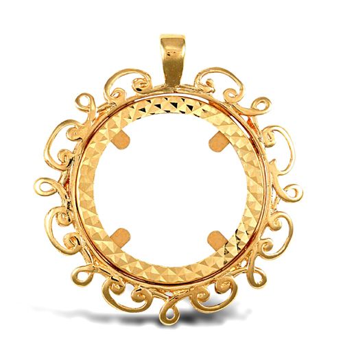 9ct Yellow Gold Full Sovereign Pendant – Imperial Time