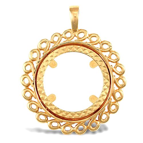 9ct Yellow Gold Full Sovereign Pendant – Imperial Time