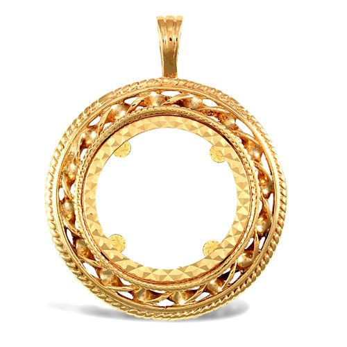 9ct Yellow Gold Full Sovereign Pendant – Imperial Time