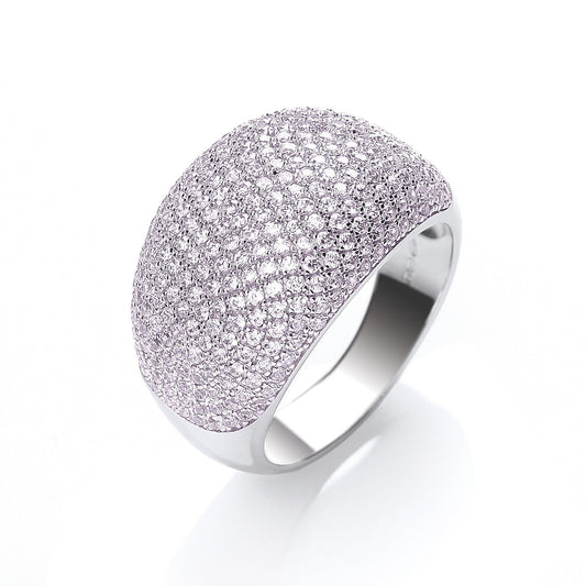 Micro Pave' Cocktail Ring 283 Pink Cubic Zirconia - Fine Ring - Certified Authentic – Luxury Jewellery by Imperial Tim