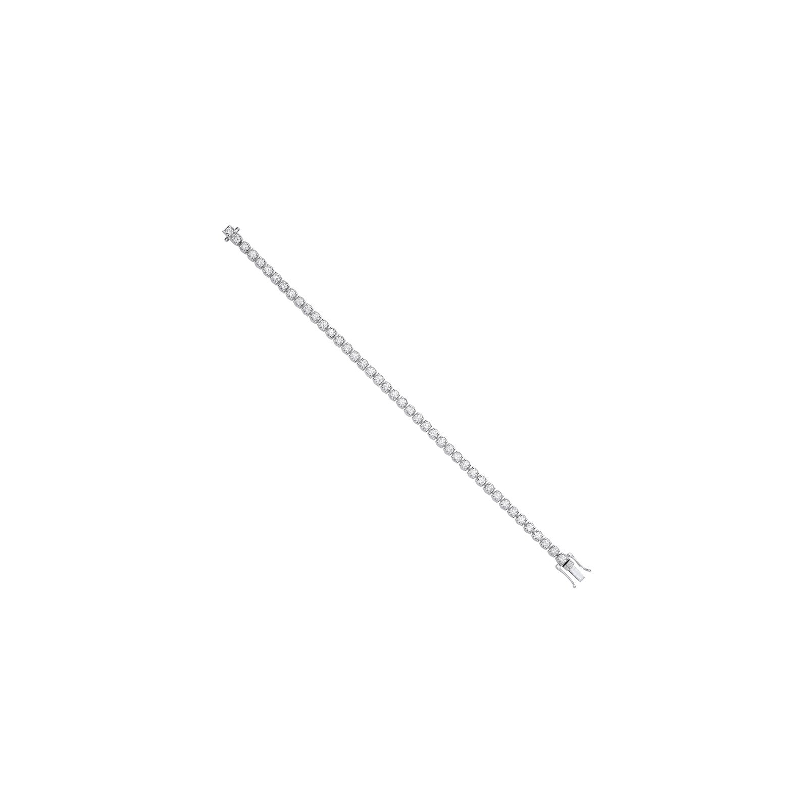 9ct White Gold 3.00ctw Lab Grown Diamond Tennis Bracelet Igi Certified - Fine Bracelet – Luxury Jewellery by Imperial