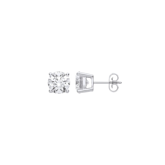 18ct 1.00ctw Lab Grown Diamond Earrings Igi Certified