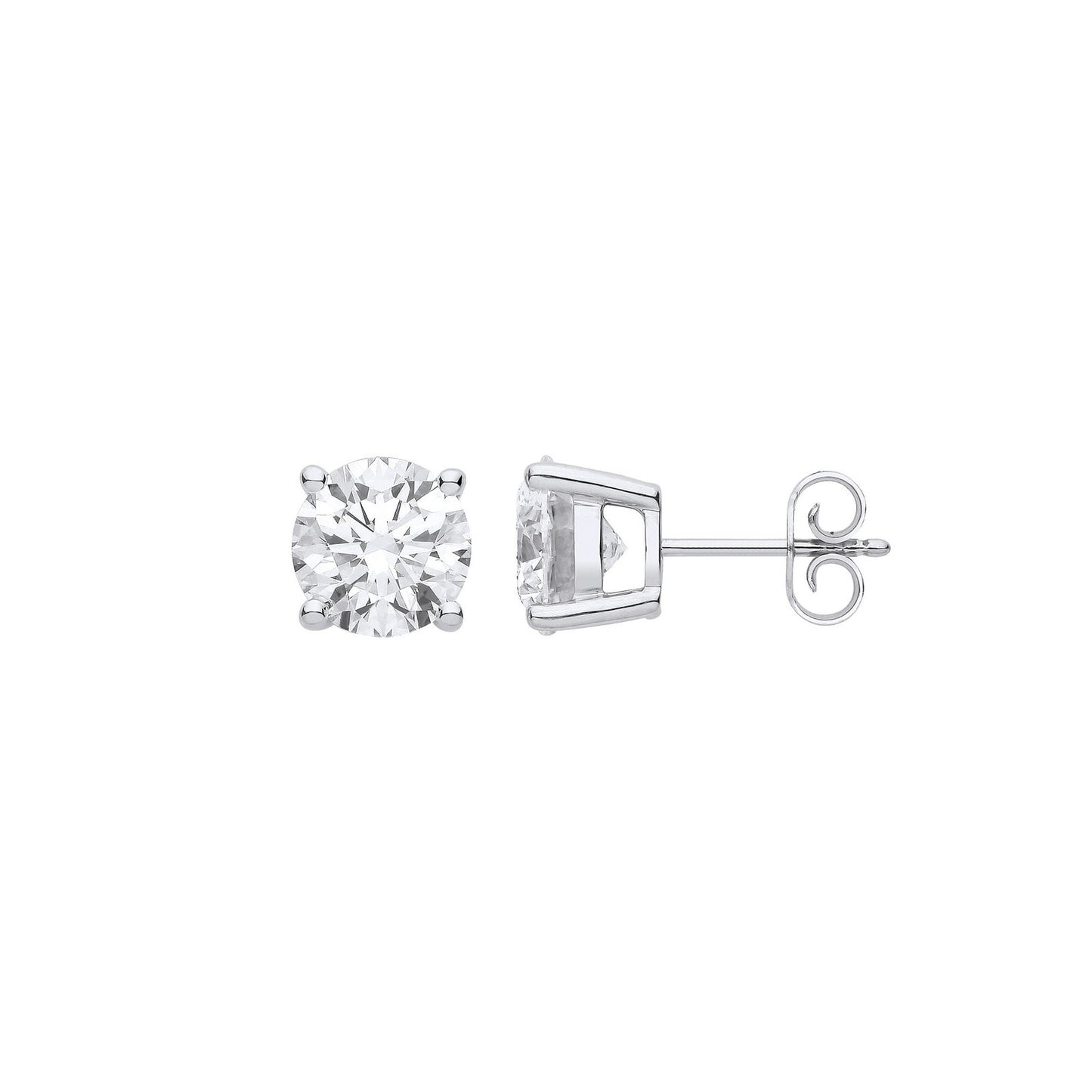 18ct White Gold 3.00ctw Lab Grown Diamond Earrings Igi Certified