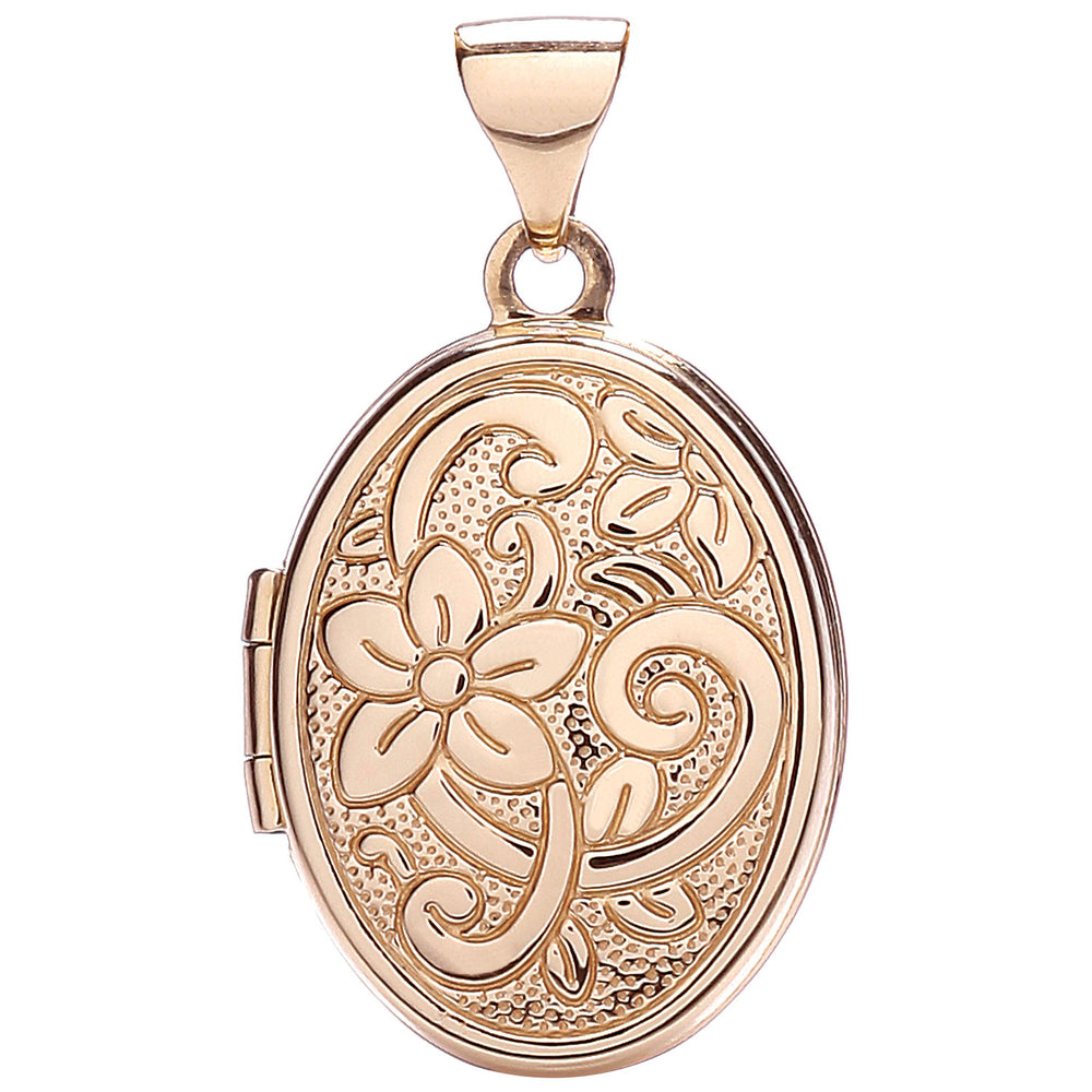 Rose Gold Oval Shaped Locket