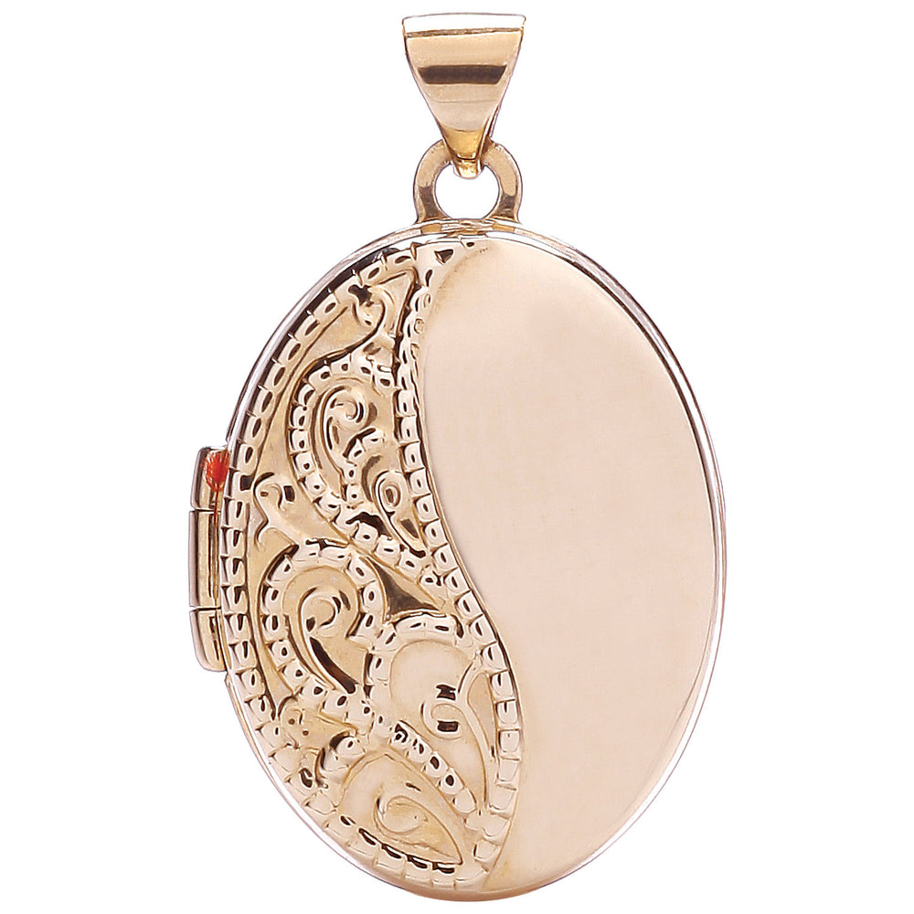 Rose Gold Oval Shaped Locket