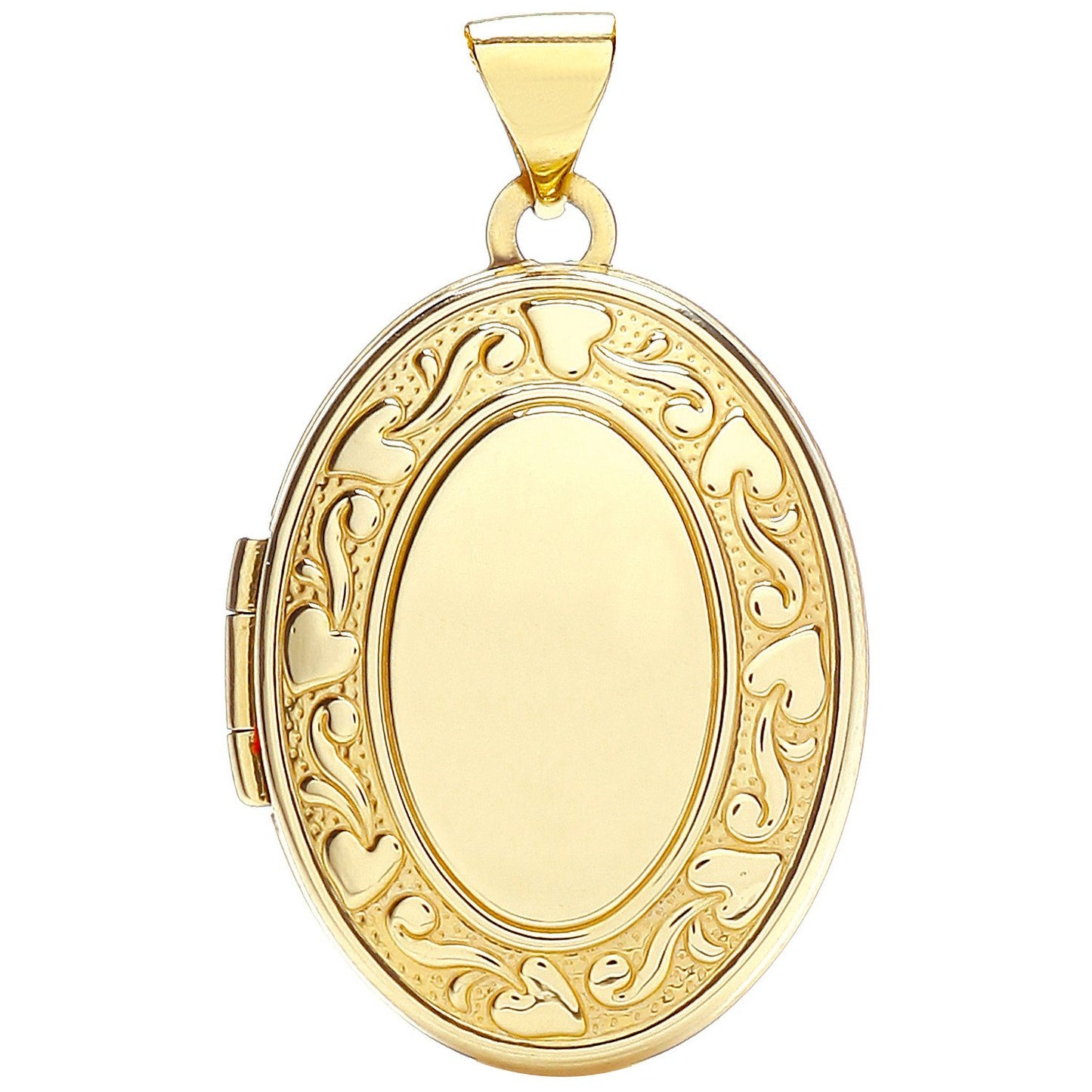 Yellow Gold Oval Shaped Locket