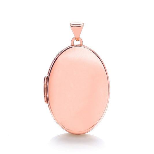 Rose Gold Oval Plain Locket - Luxury Watch - Certified Authentic - Swiss Made - UK Stock – Luxury Watch by Imperial Ti