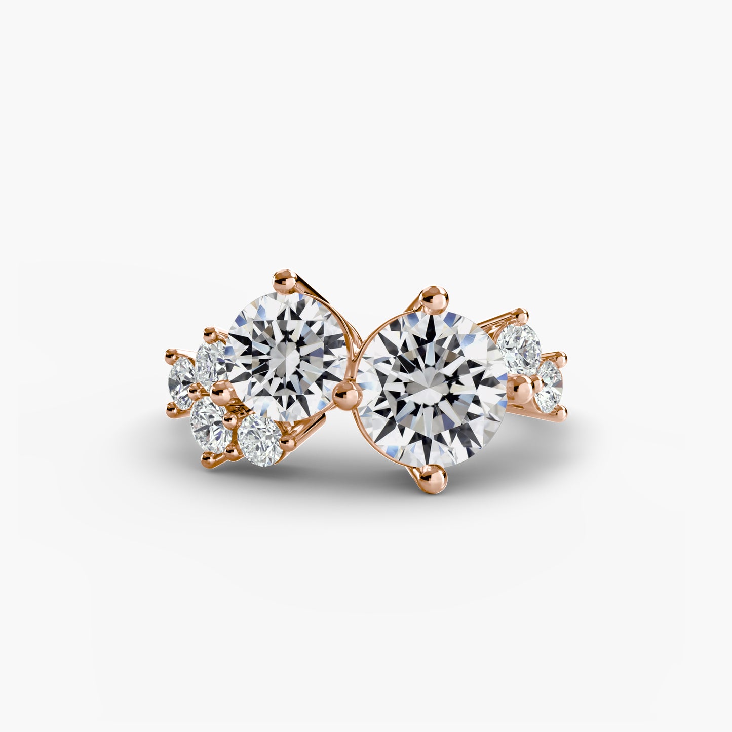 Eternal Embrace Side-Stone Engagement Ring 0.50ct–3.00ct with 1.21ct Accents in Classic Wedding Style | Imperial Time UK Ltd