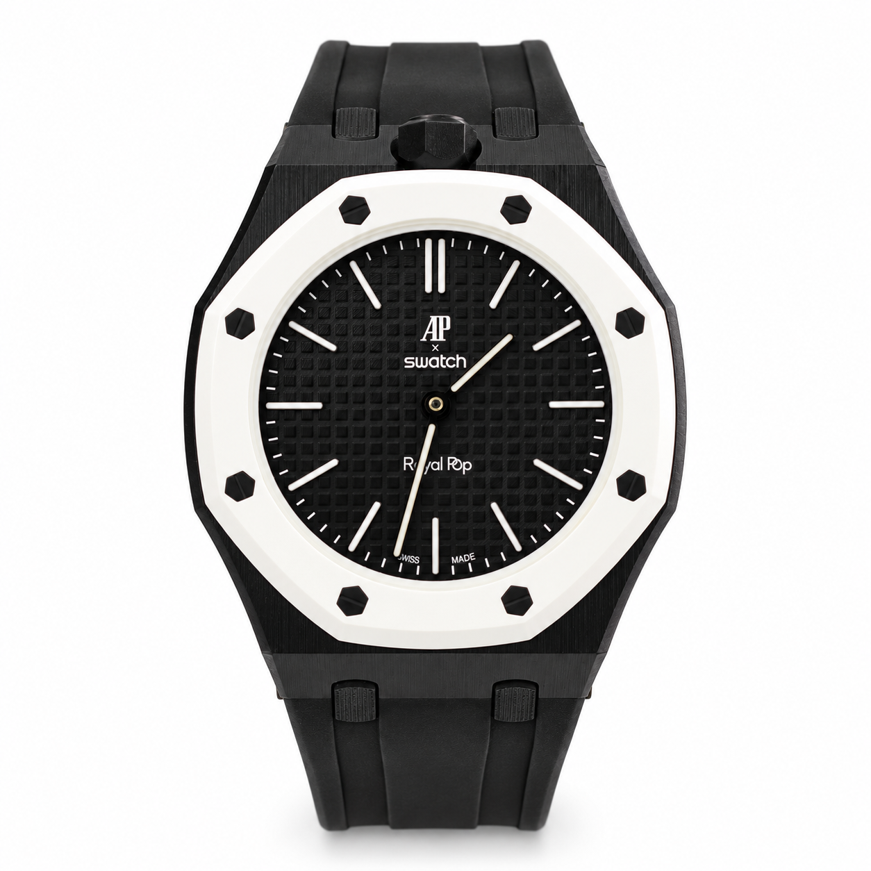 AP x Swatch Ocho Negro SSX03W101N | Imperial Time UK Ltd