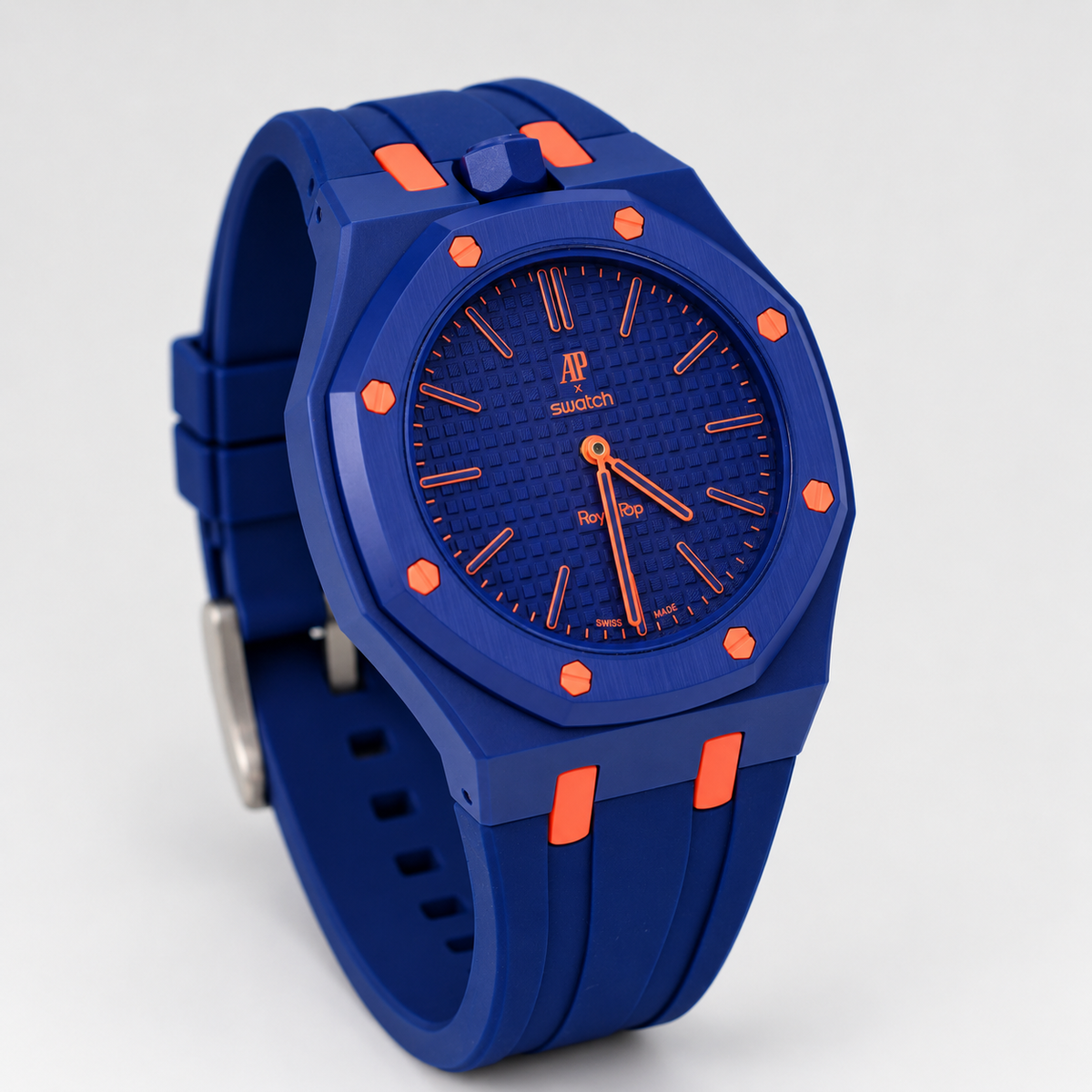 AP x Swatch Royal Pop ORENJI HACHI Bio-ceramic Pocket Watch SSX03L103N