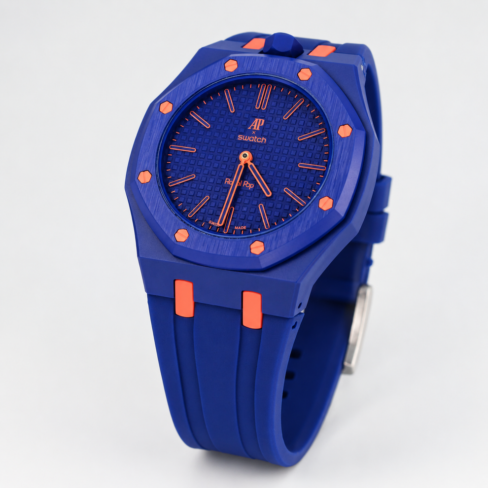 AP x Swatch Royal Pop ORENJI HACHI Bio-ceramic Pocket Watch