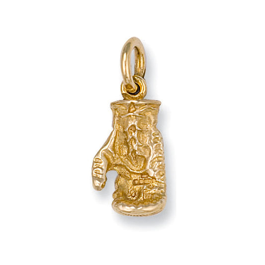 Yellow Gold Boxing Glove Pendant