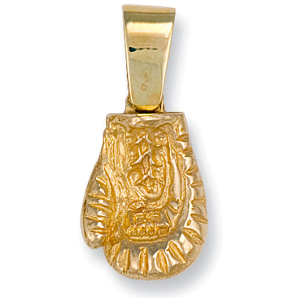 Yellow Gold Boxing Glove Pendant