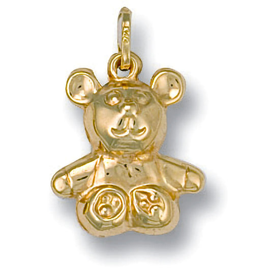Yellow Gold Teddy Pendant