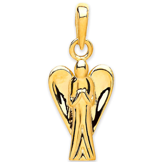 Yellow Gold Angel Pendant