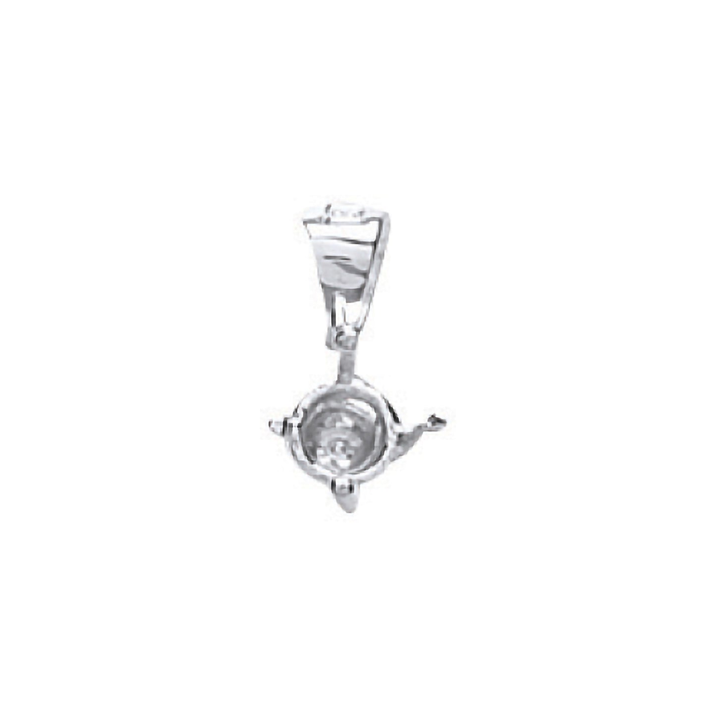 18ct White Gold Pendant Mount 0.15ct - 18ct Gold