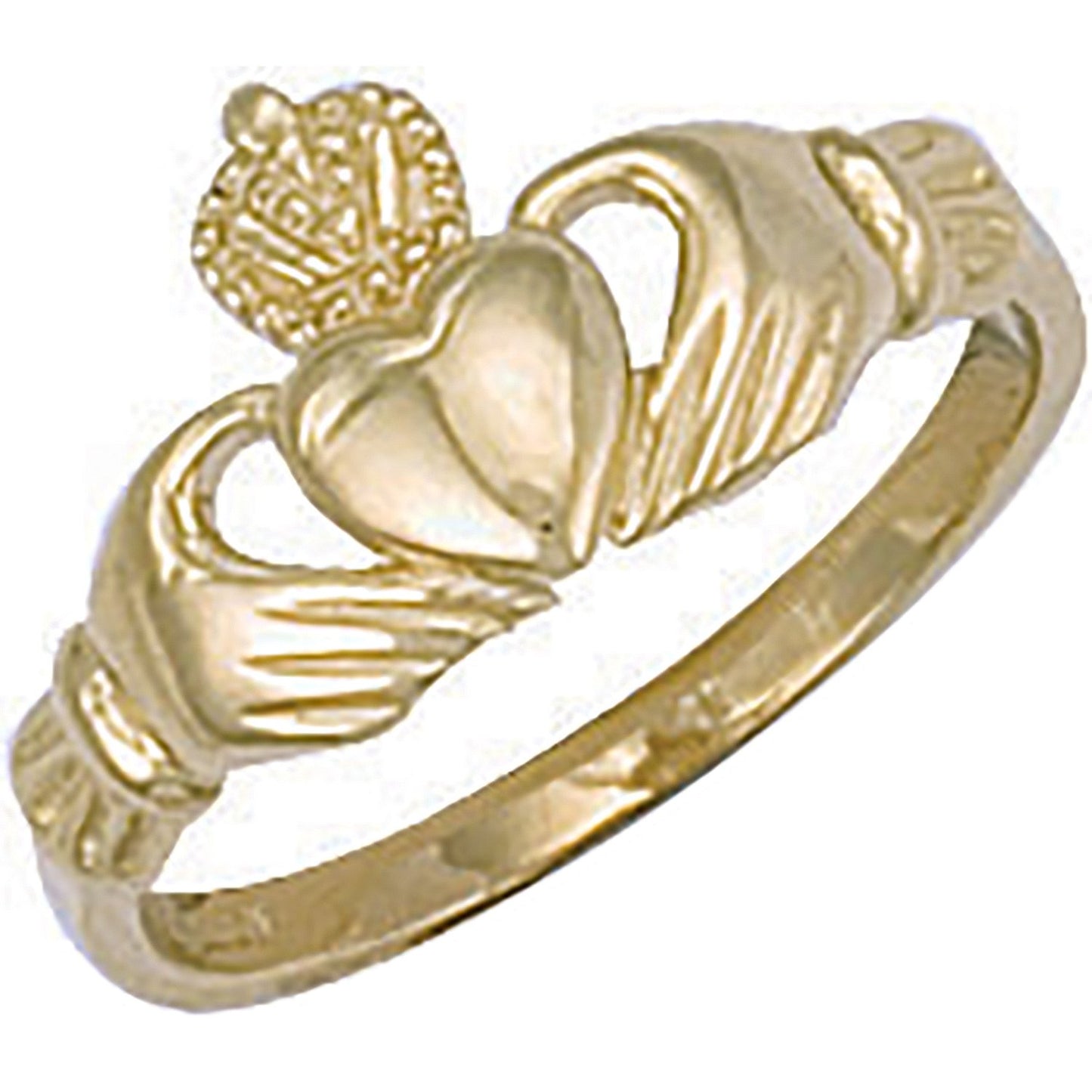 Yellow Gold Baby Claddagh Ring