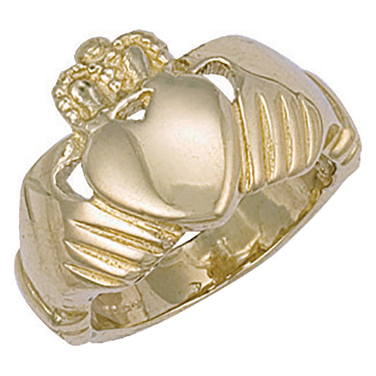 Yellow Gold Claddagh Ring