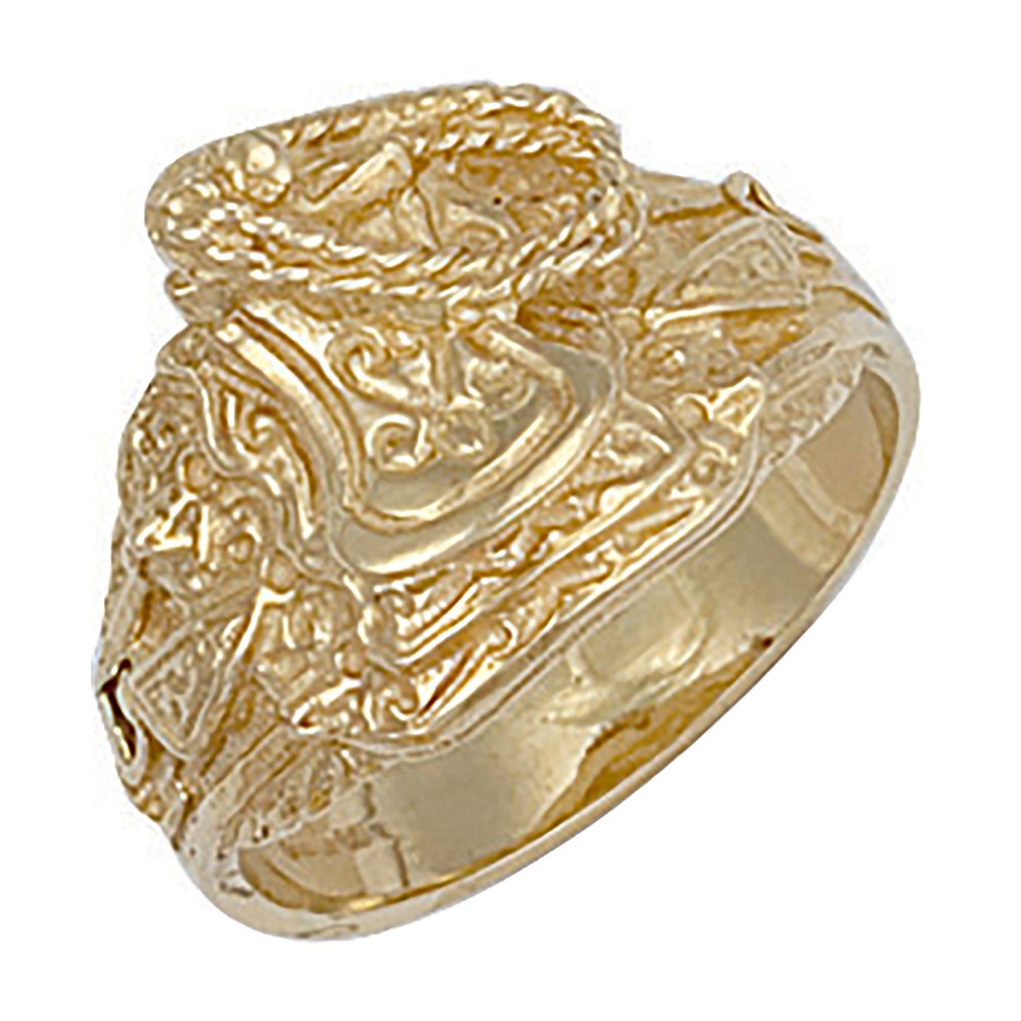 Yellow Gold Saddle Ring