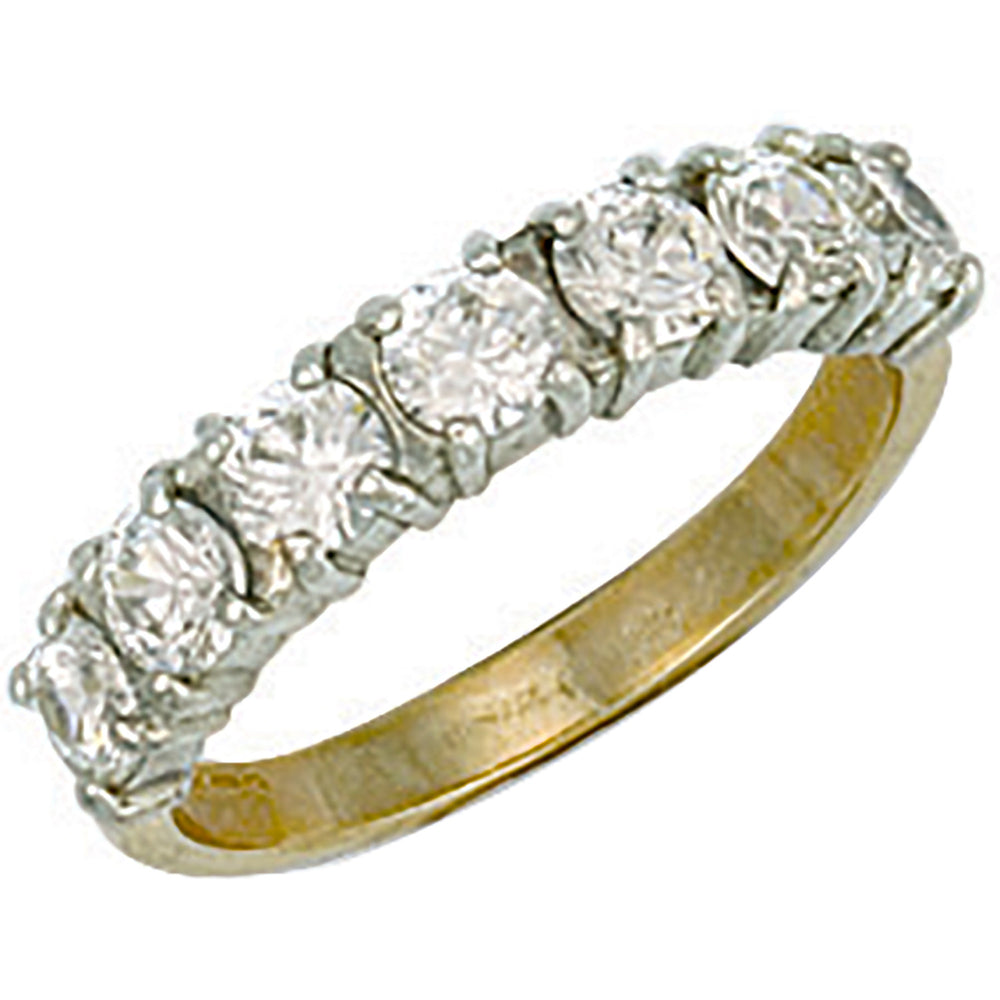Yellow Gold Cubic Zirconia Ring