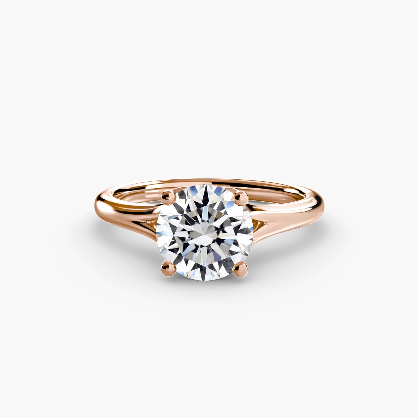 Solitaire Engagement Ring 0.50ct–3.00ct for Women with 2.20mm Band in a Timeless Classic Wedding Style | Imperial Time