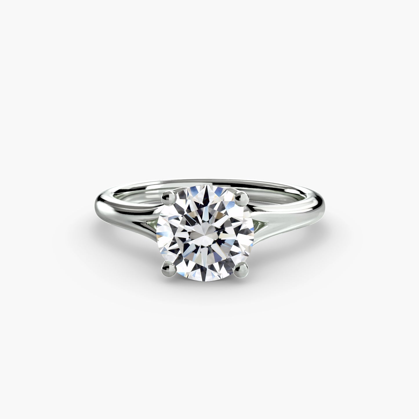 Solitaire Engagement Ring 0.50ct–3.00ct for Women with 2.20mm Band in a Timeless Classic Wedding Style | Imperial Time