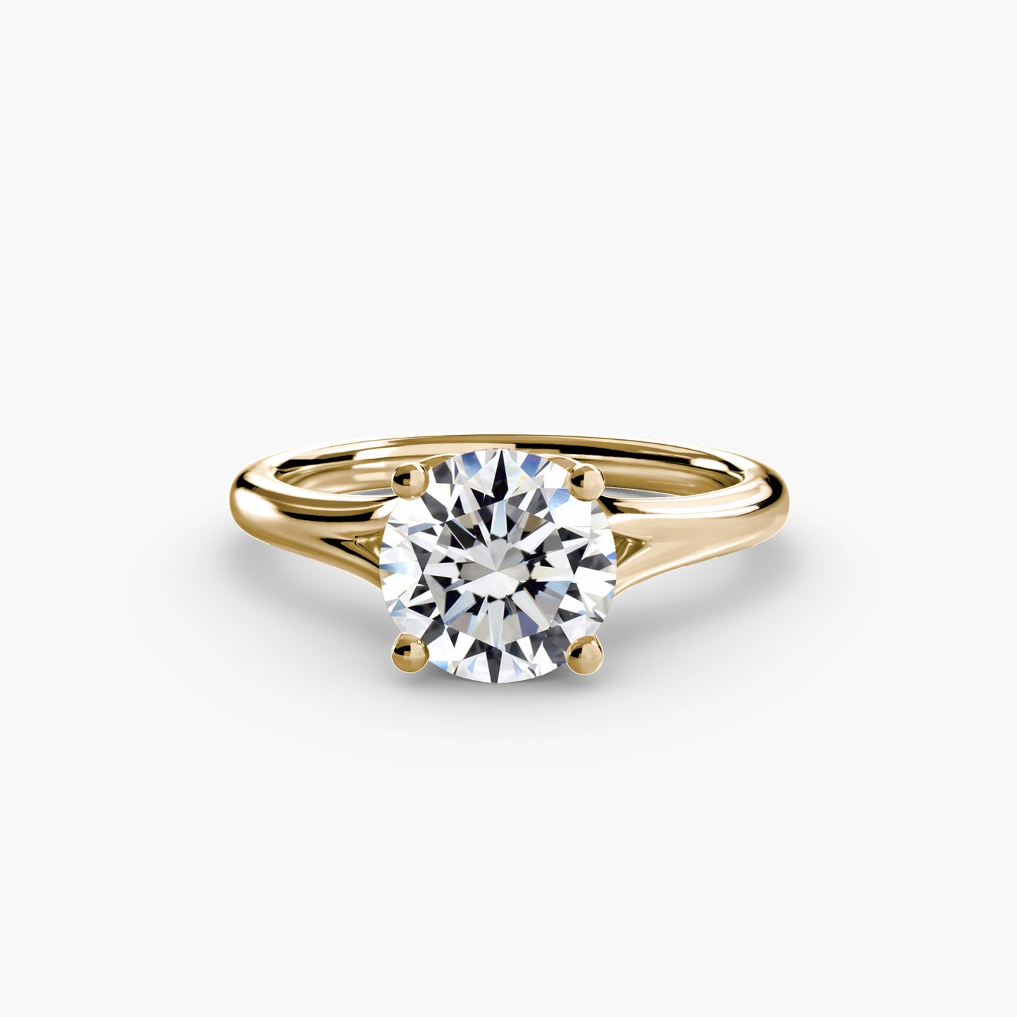 Solitaire Engagement Ring 0.50ct–3.00ct for Women with 2.20mm Band in a Timeless Classic Wedding Style | Imperial Time