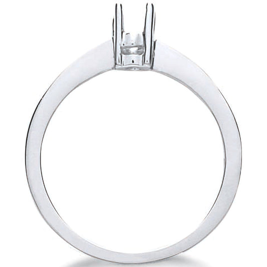 18ct White Gold Ring Mount 0.20-0.25ct