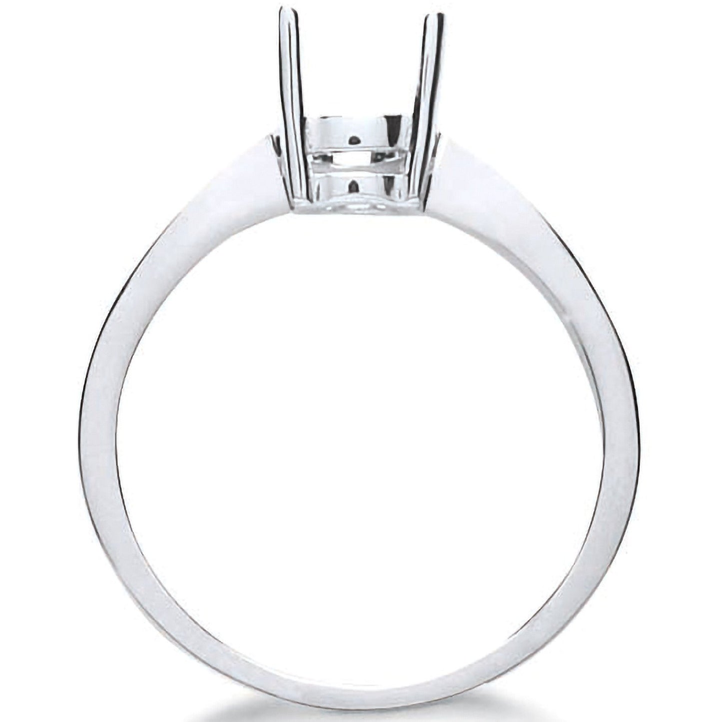18ct White Gold Ring Mount 1.00ct
