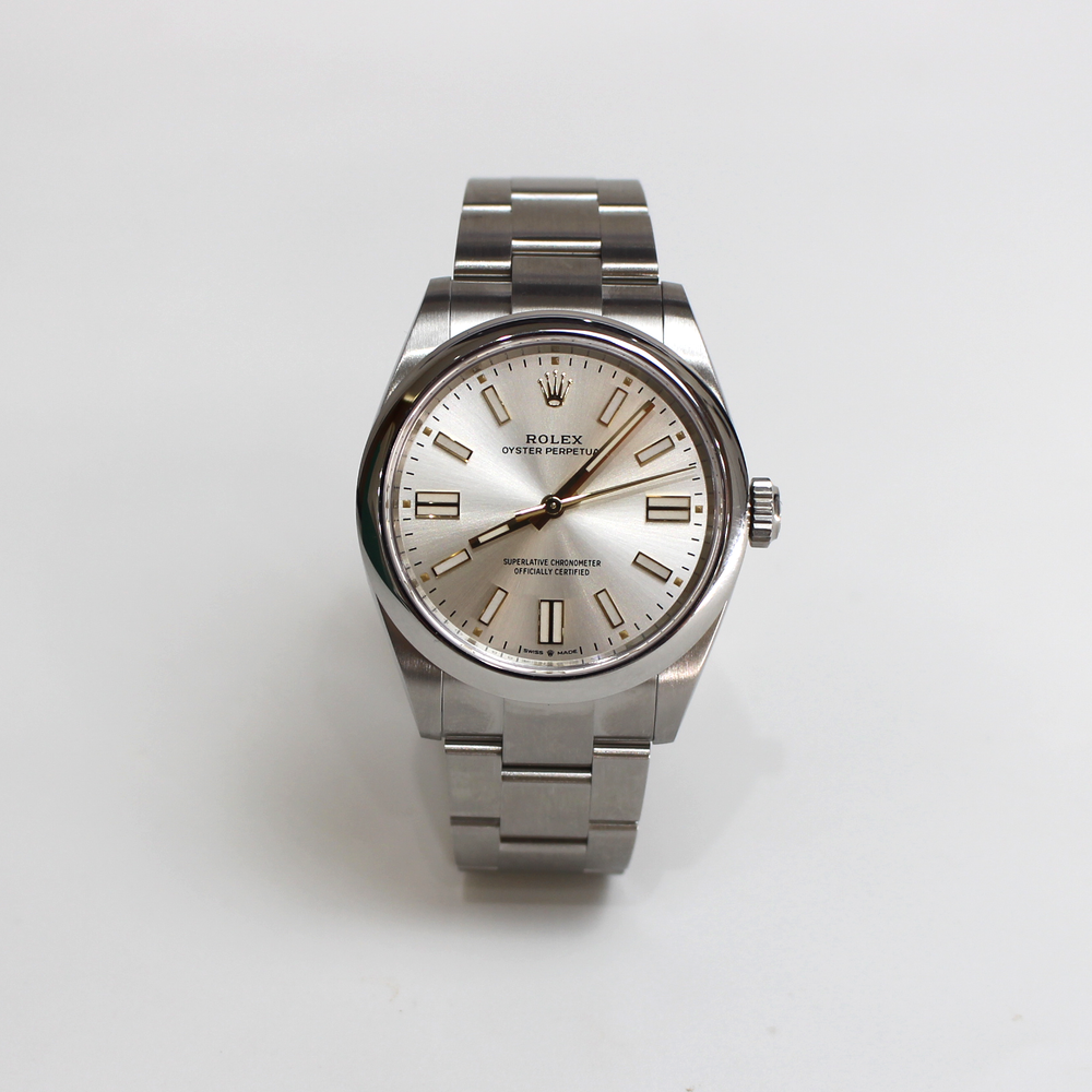 Rolex Oyster Perpetual 41 Silver Dial Stainless Steel Watch 134300