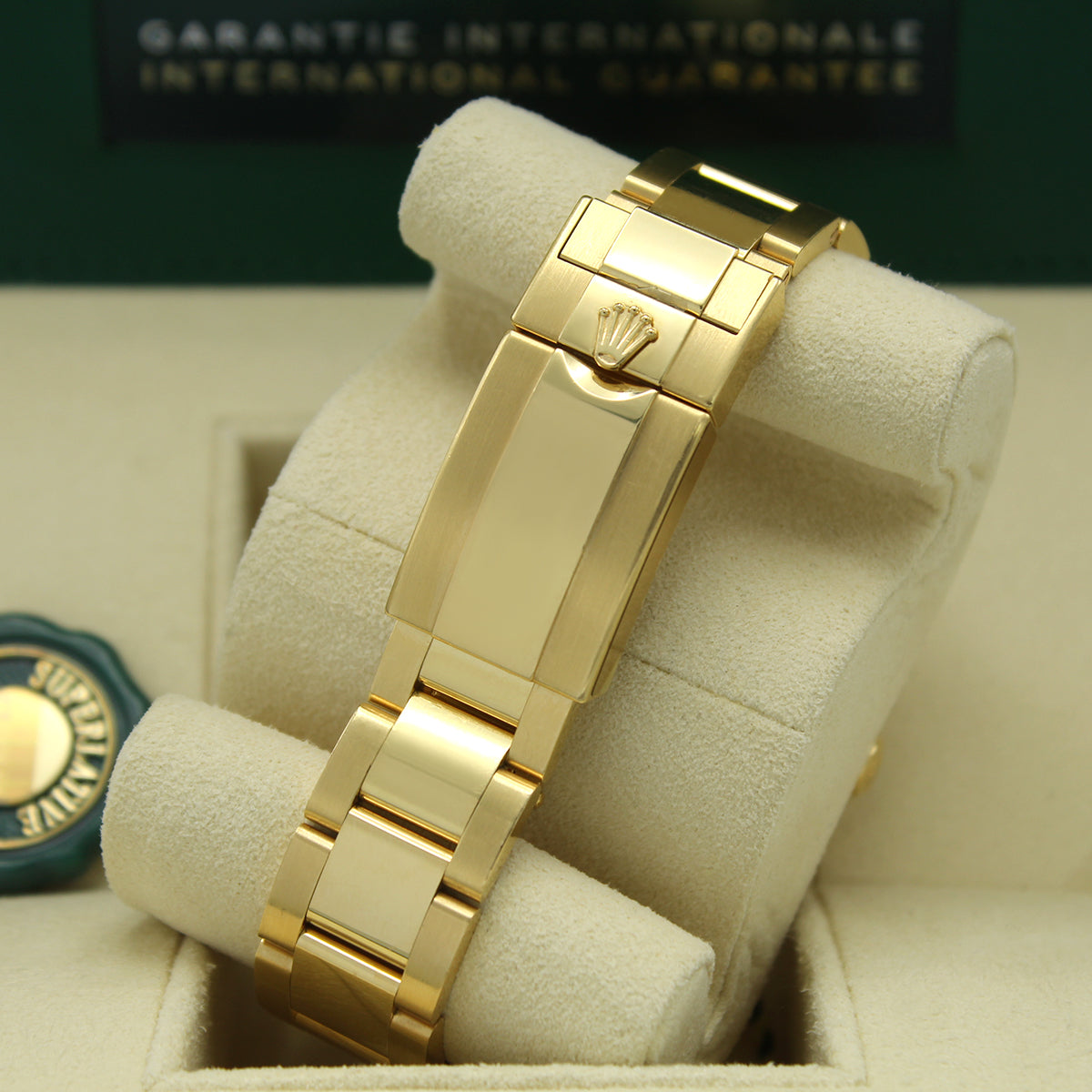 2018 Rolex Daytona 116508 Tahitian MOP dial with yellow gold Oyster bracelet