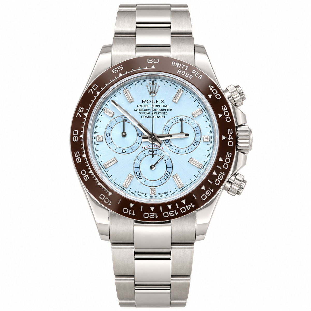 Rolex Cosmograph Daytona 116506 Ice Blue Baguette Diamond Dial