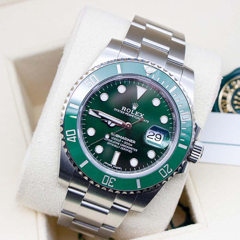 Rolex Submariner Date 2019 Oyster Bracelet Green Dial Stainless Steel 2019 Pristine Condition Ceramic Bezel 40 Mm Mechanical Watch - product image from I...