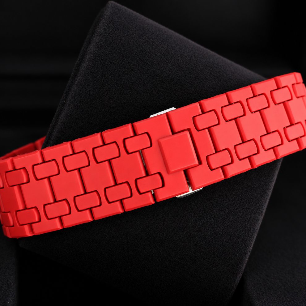 Swatch Royal Pop OTTO ROSSO SSX03R100N Bioceramic watch and bracelet, additional image