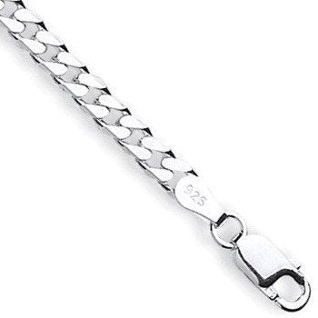 Silver Curb Anklet - Luxury Watch - Certified Authentic - Swiss Made - UK Stock - Insured Del – Luxury Watch by Imperi