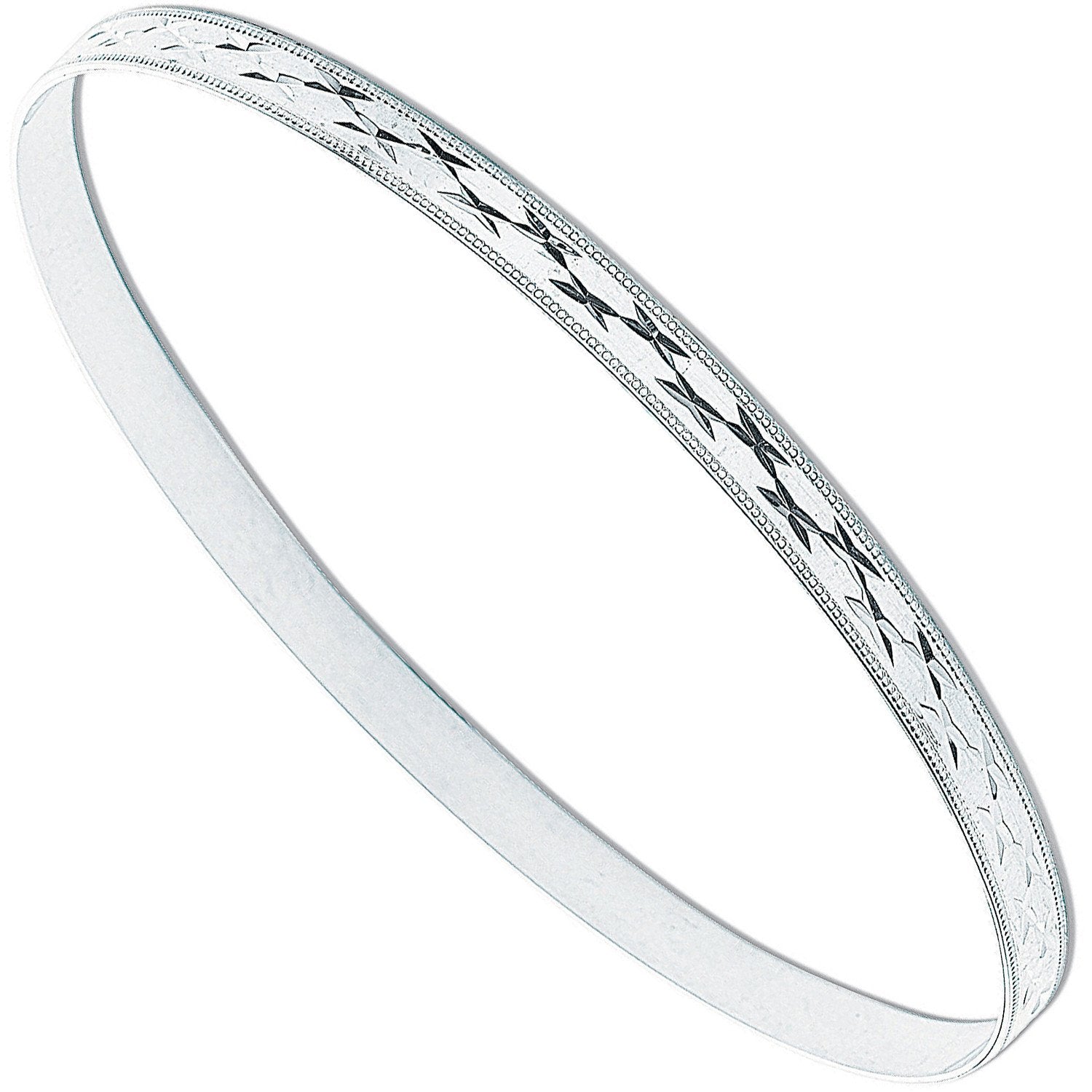 Silver 4mm D/C Slave Bangle - Luxury Watch - Certified Authentic - Swiss Made - UK Stock – Luxury Watch by Imperial Ti