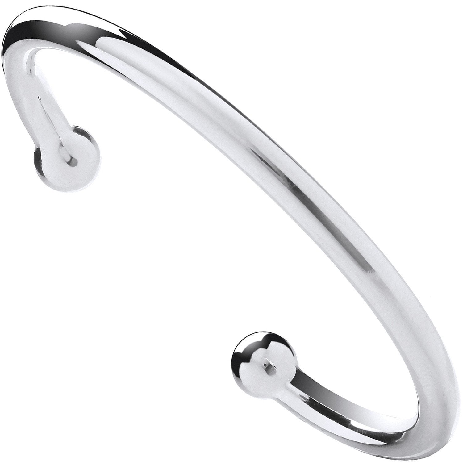 Silver 6mm Gents Torgue Bangle - Luxury Watch - Certified Authentic - Swiss Made - UK Stock – Luxury Watch by Imperial