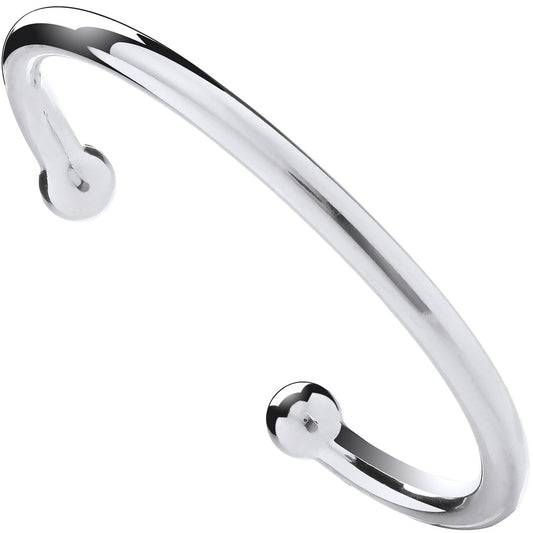 Silver 6mm Gents Torgue Bangle - Luxury Watch - Certified Authentic - Swiss Made - UK Stock – Luxury Watch by Imperial