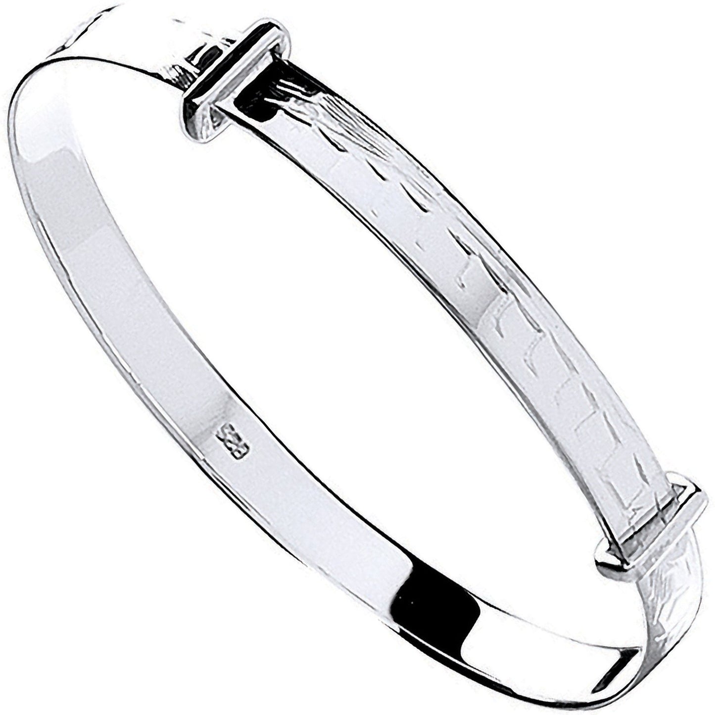Silver D/C Expandable Baby Bangle - Luxury Watch - Certified Authentic - Swiss Made – Luxury Watch by Imperial Time UK