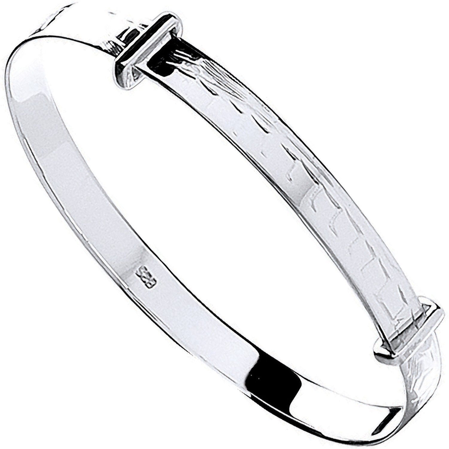 Silver D/C Expandable Baby Bangle - Luxury Watch - Certified Authentic - Swiss Made – Luxury Watch by Imperial Time UK