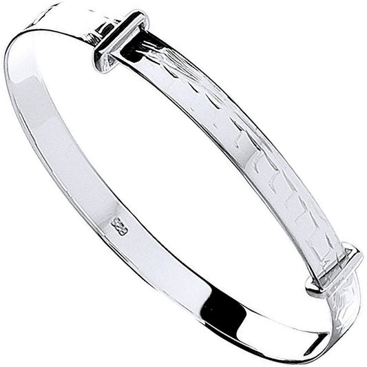 Silver D/C Expandable Baby Bangle - Luxury Watch - Certified Authentic - Swiss Made – Luxury Watch by Imperial Time UK