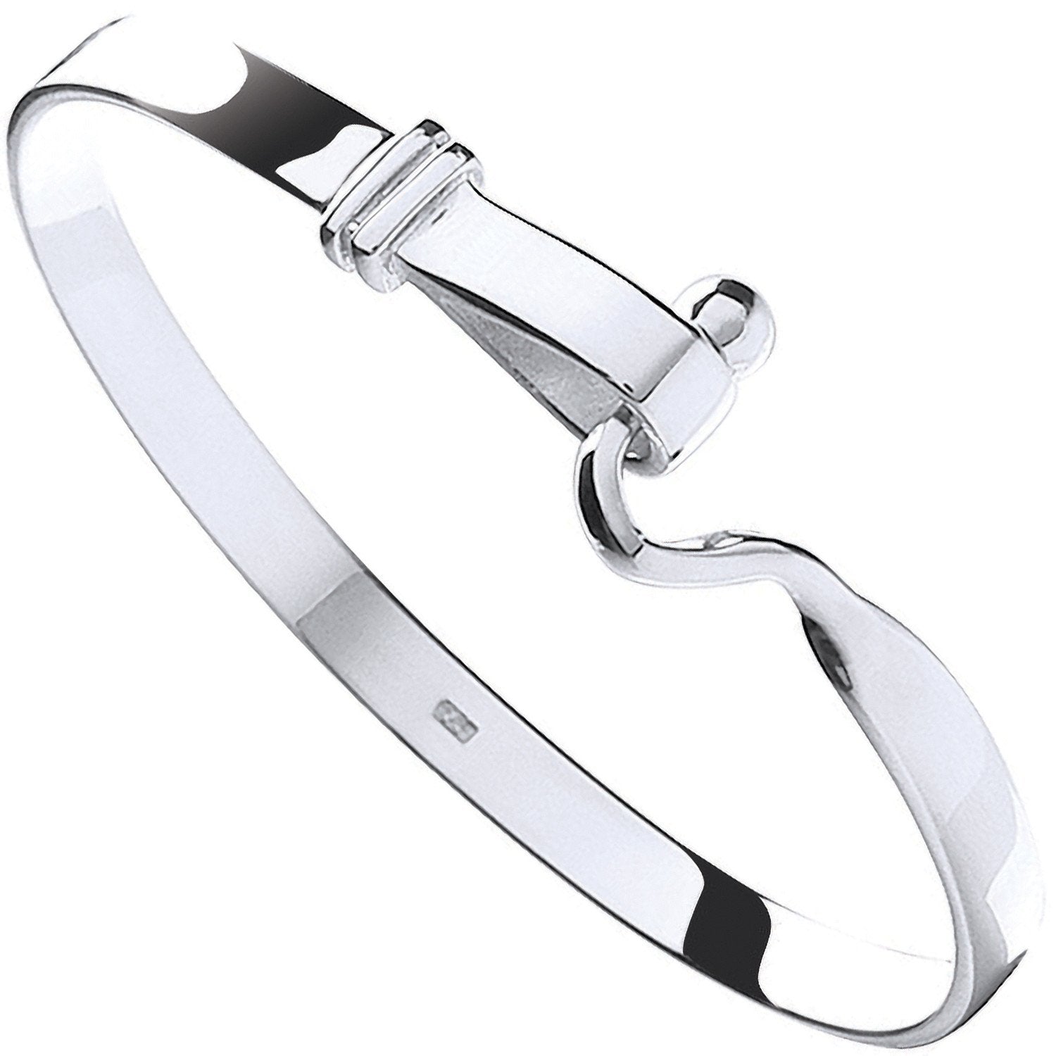 Silver Baby Hook Bangle - Luxury Watch - Certified Authentic - Swiss Made - UK Stock – Luxury Watch by Imperial Time U