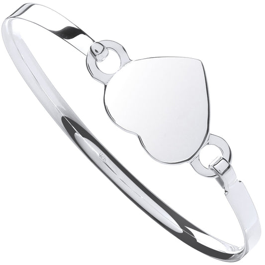 Silver Ladies Heart Bangle - Luxury Watch - Certified Authentic - Swiss Made - UK Stock – Luxury Watch by Imperial Tim
