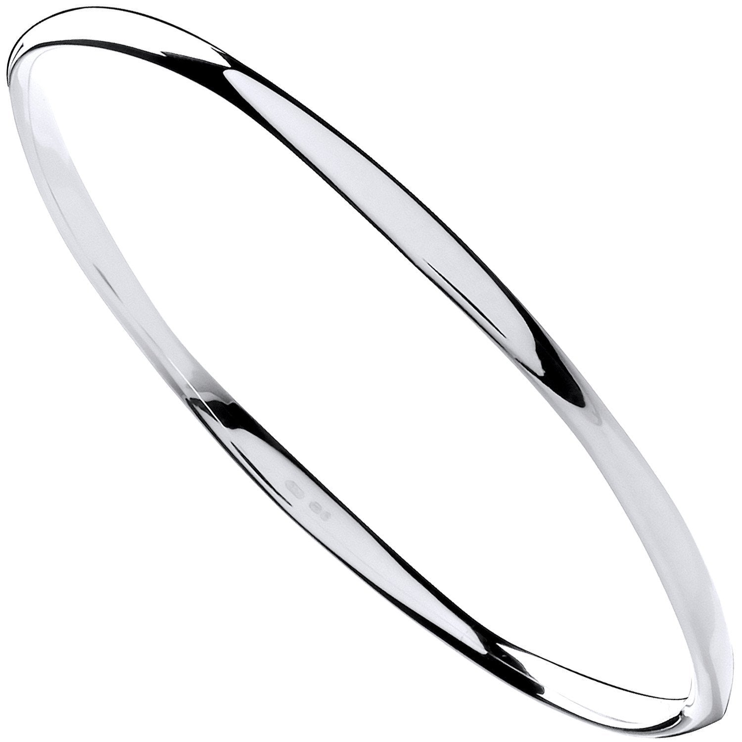 Silver Faceted Ladies Bangle - Luxury Watch - Certified Authentic - Swiss Made - UK Stock – Luxury Watch by Imperial T