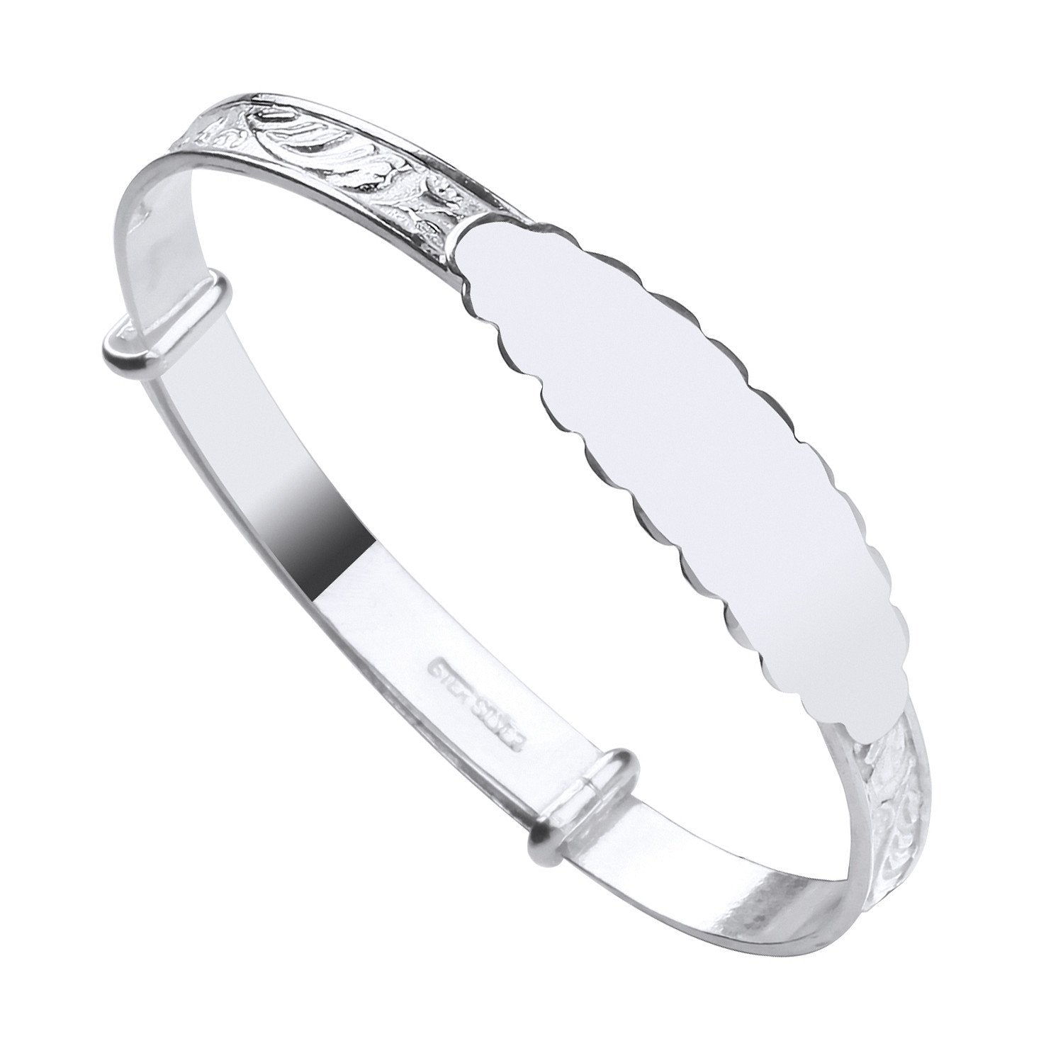 Silver Id Expandable Baby Bangle - Luxury Watch - Certified Authentic - Swiss Made - UK Stock – Luxury Watch by Imperi