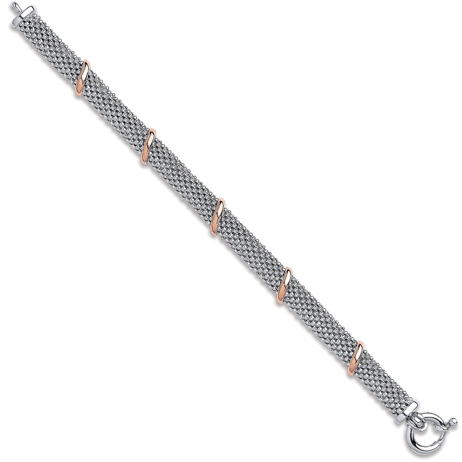 Silver Mesh Ladies Bracelet - Fine Bracelet - Certified Authentic - Swiss Made - UK Stock – Luxury Jewellery by Imperi