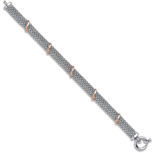 Silver Mesh Ladies Bracelet - Fine Bracelet - Certified Authentic - Swiss Made - UK Stock – Luxury Jewellery by Imperi