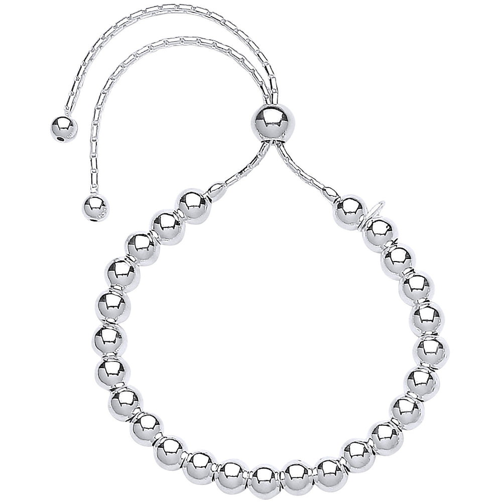 Silver Ball Friendship Bracelet