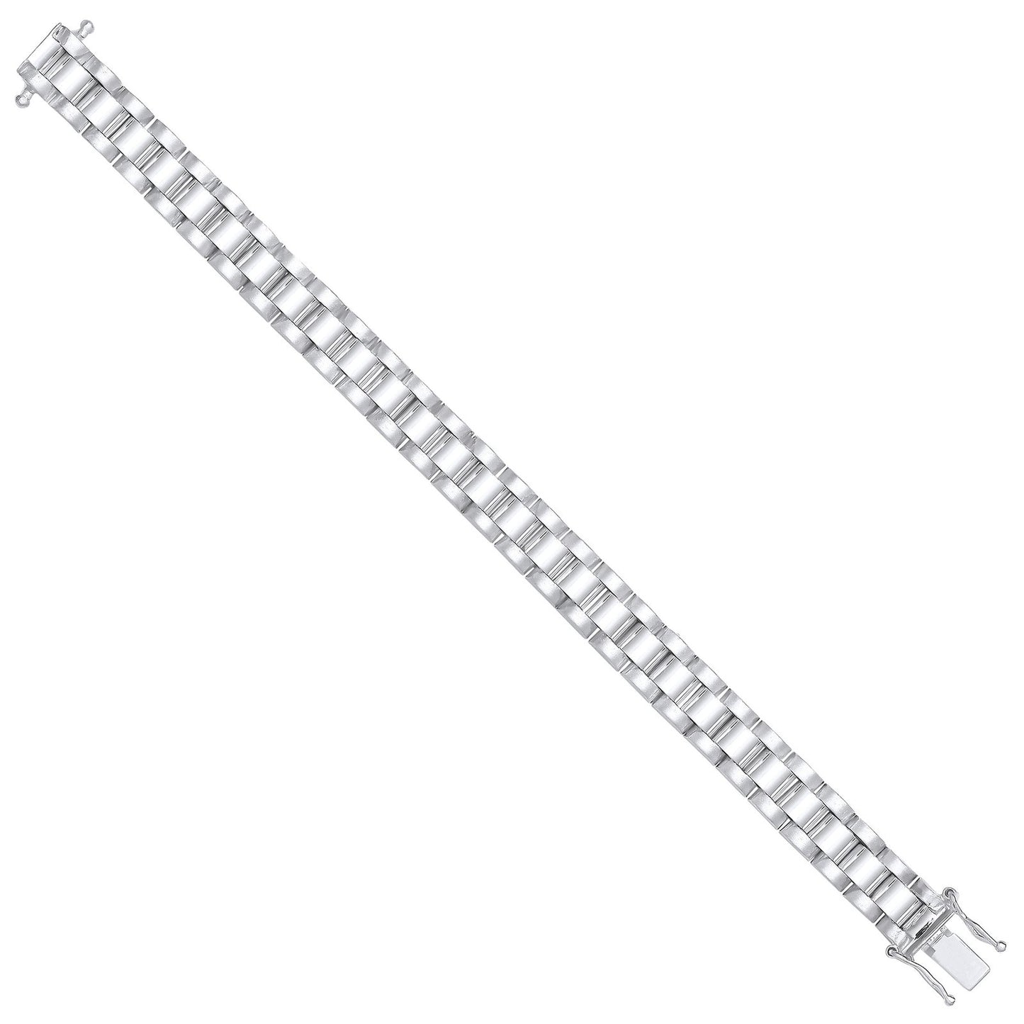 Silver 8mm Fancy Link Kids Bracelet - Fine Bracelet - Certified Authentic - Swiss Made – Luxury Jewellery by Imperial