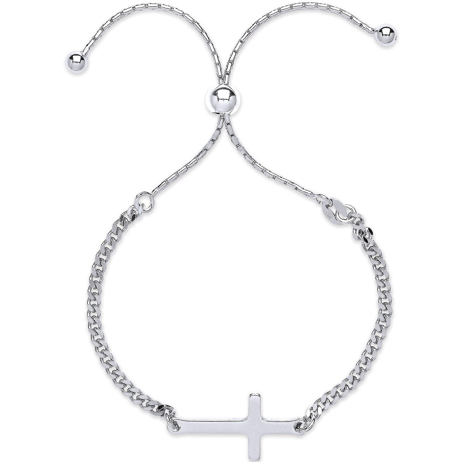 Silver Cross Friendship Bracelet - Fine Bracelet - Certified Authentic - Swiss Made – Luxury Jewellery by Imperial Tim